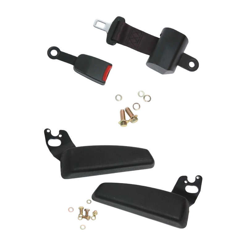 Scaun pentru stivuitoare cu combustie internă, cu vinil negru, certificat BF1-1