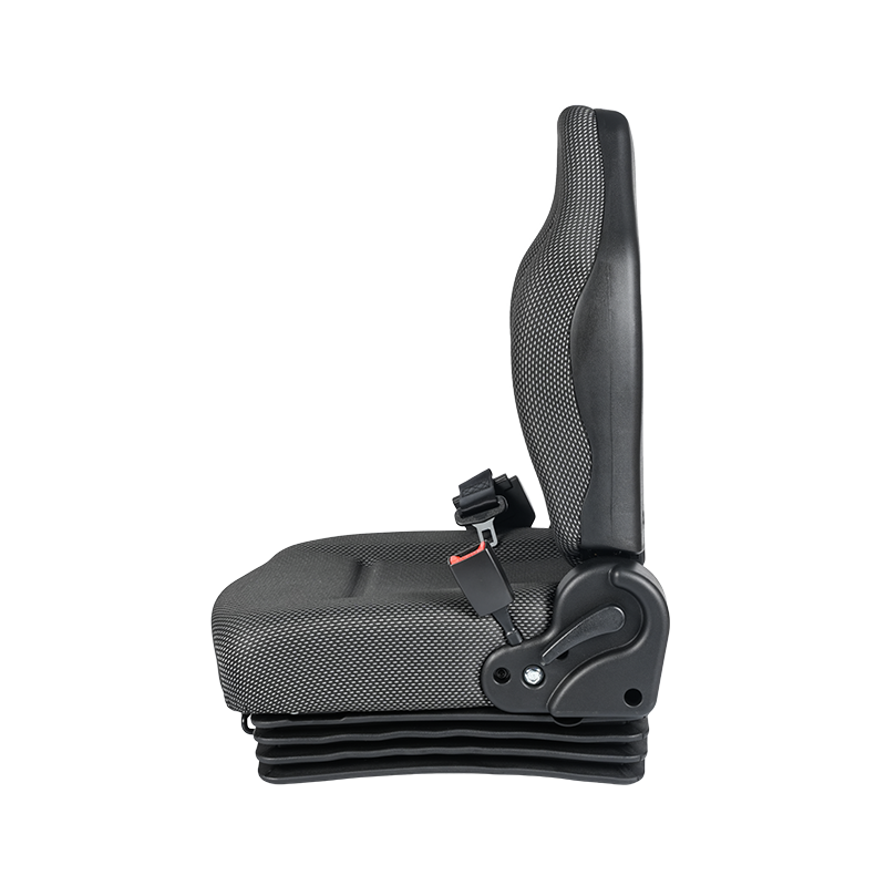 Scaun pentru stivuitor retractabil certificat BF6-3 EN13490 IT1 cu centură de siguranță retractabilă și comutator de absorbție a șocurilor și OPS pentru stivuitoare cu baterie cu litiu Compatibil cu Hyster,Jungheinrich