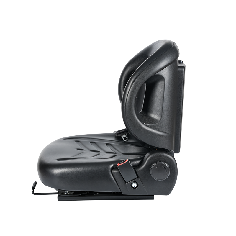 Scaun plat cu potrivire universală BF2-2 pentru tractoare de aeroport cu înclinare la 60°, centură de siguranță retractabilă și cutie de documente