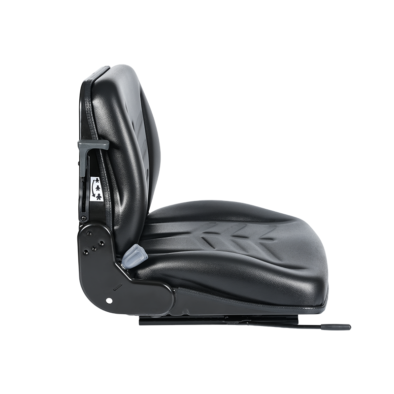 Scaun semi-suspension de încredere BF8-4 pentru tractoarele de remorcare pentru aeroport cu suspensie mecanică și spătar la 15°